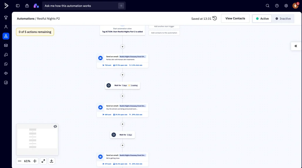 restful-nights-giveaway-email-funnel-case-study-proof